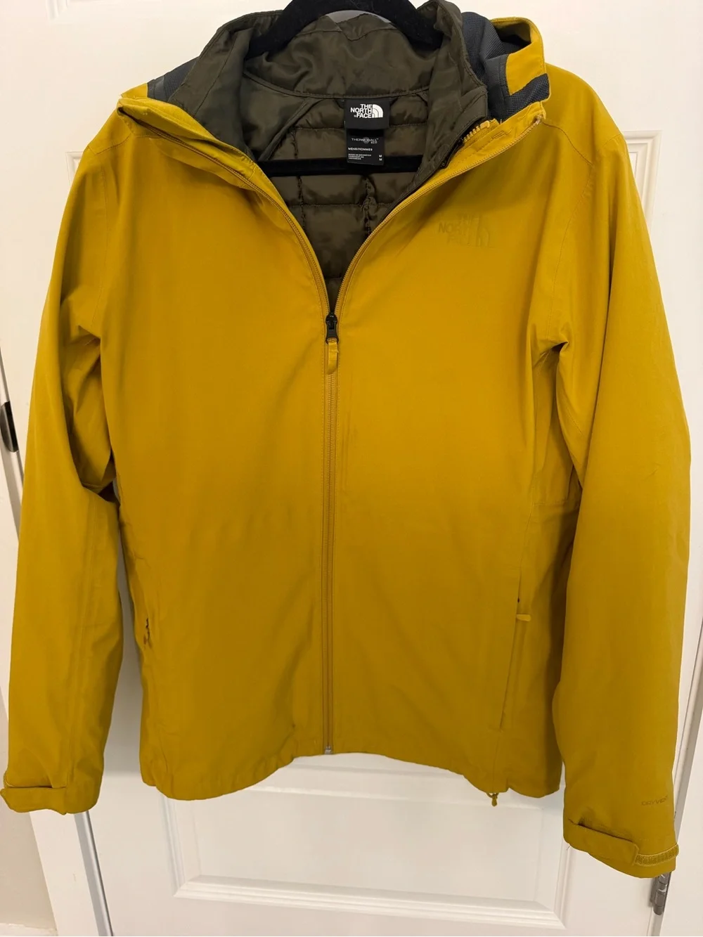 The North Face ThermoBall Eco Triclimate 3-in-1 Jacket Yellow Mens M NF0A7UL5